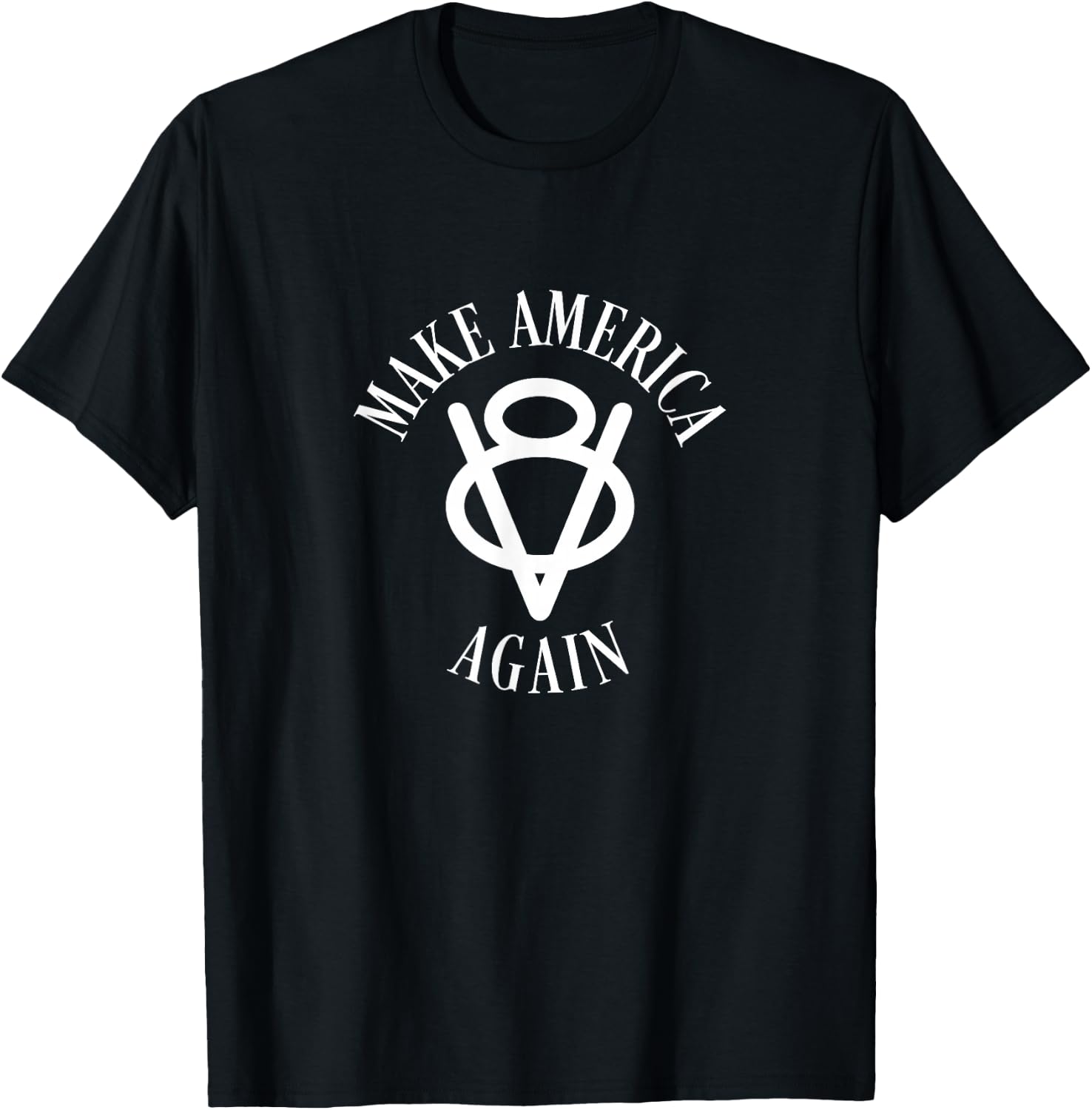 Make America V8 Again Vintage Classic Car Enthusiast T-Shirt - T-Shirt | Black