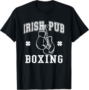 Vintage Irish Pub Est 1975 Boxing Day T-Shirt - T-Shirt | Black