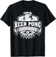 Beer Pong Champion | University Drinking Game Gift T-Shirt - T-Shirt | Black