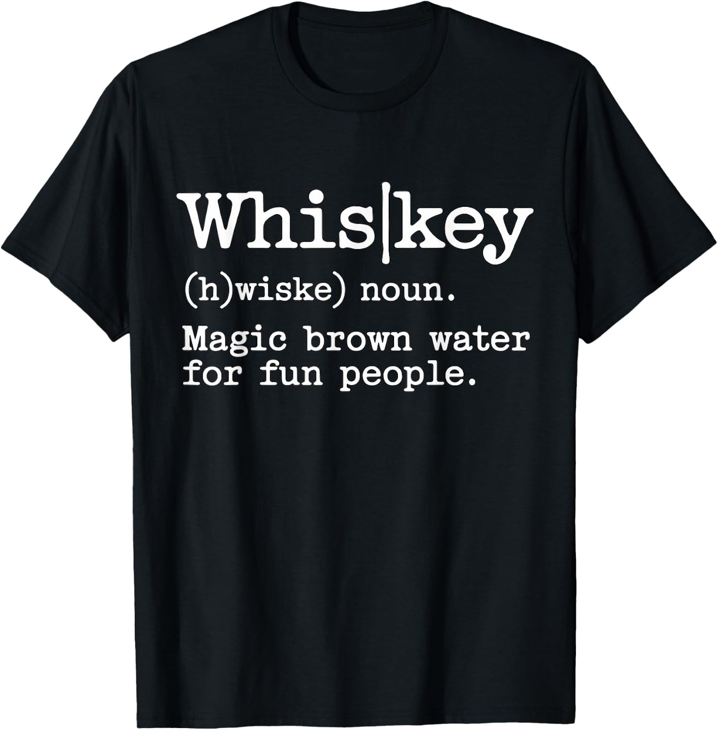 Whiskey Definition T-Shirt - T-Shirt | Black