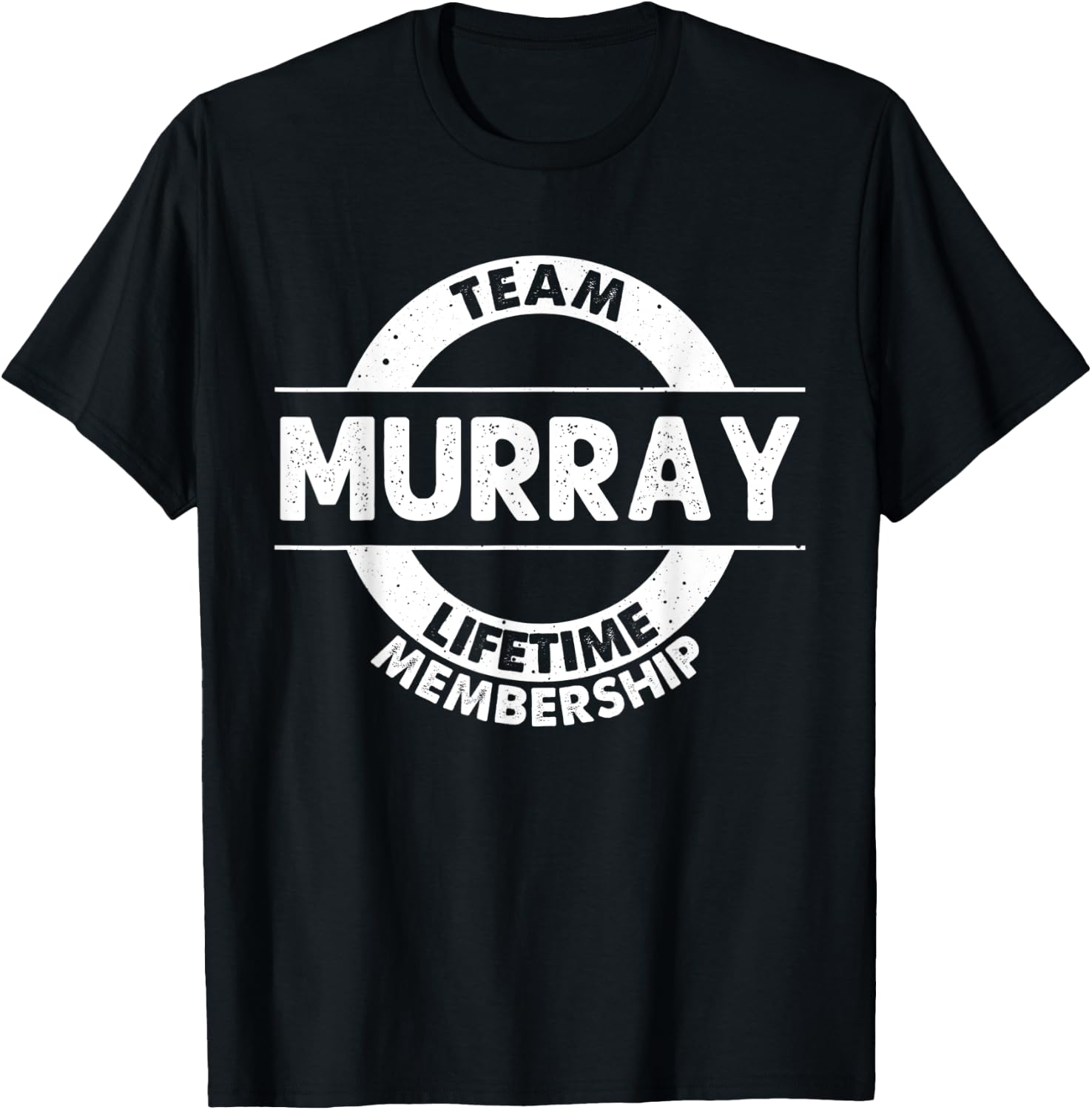 MURRAY Gift Funny Surname Family Tree Birthday Reunion Idea T-Shirt - T-Shirt | Black
