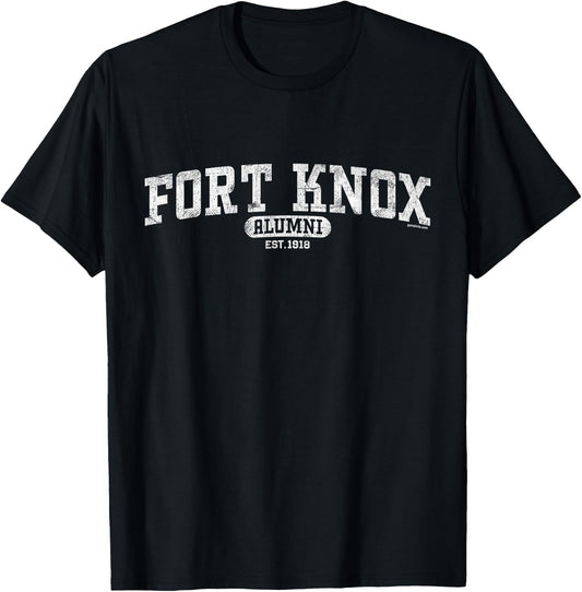 Fort Knox Alumni - Army Base, Kentucky T-Shirt - T-Shirt | Black
