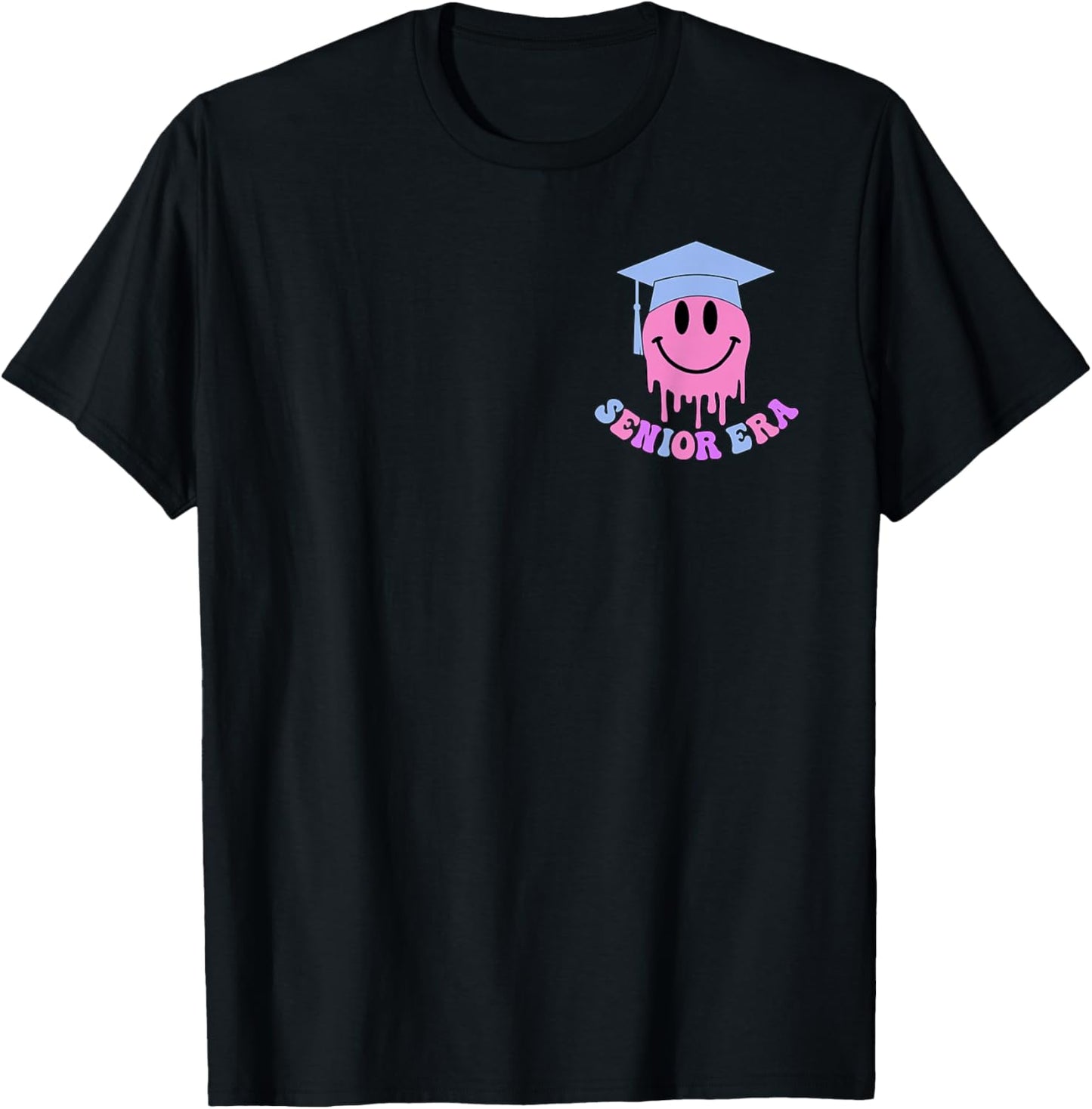 In My Senior Era Class Of 2024 Senior 2024 Men Women 2 Sided T-Shirt - T-Shirt | Black