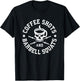 Coffee Shots and Barbell Squats - Funny Gym Motivational T-Shirt - T-Shirt | Black