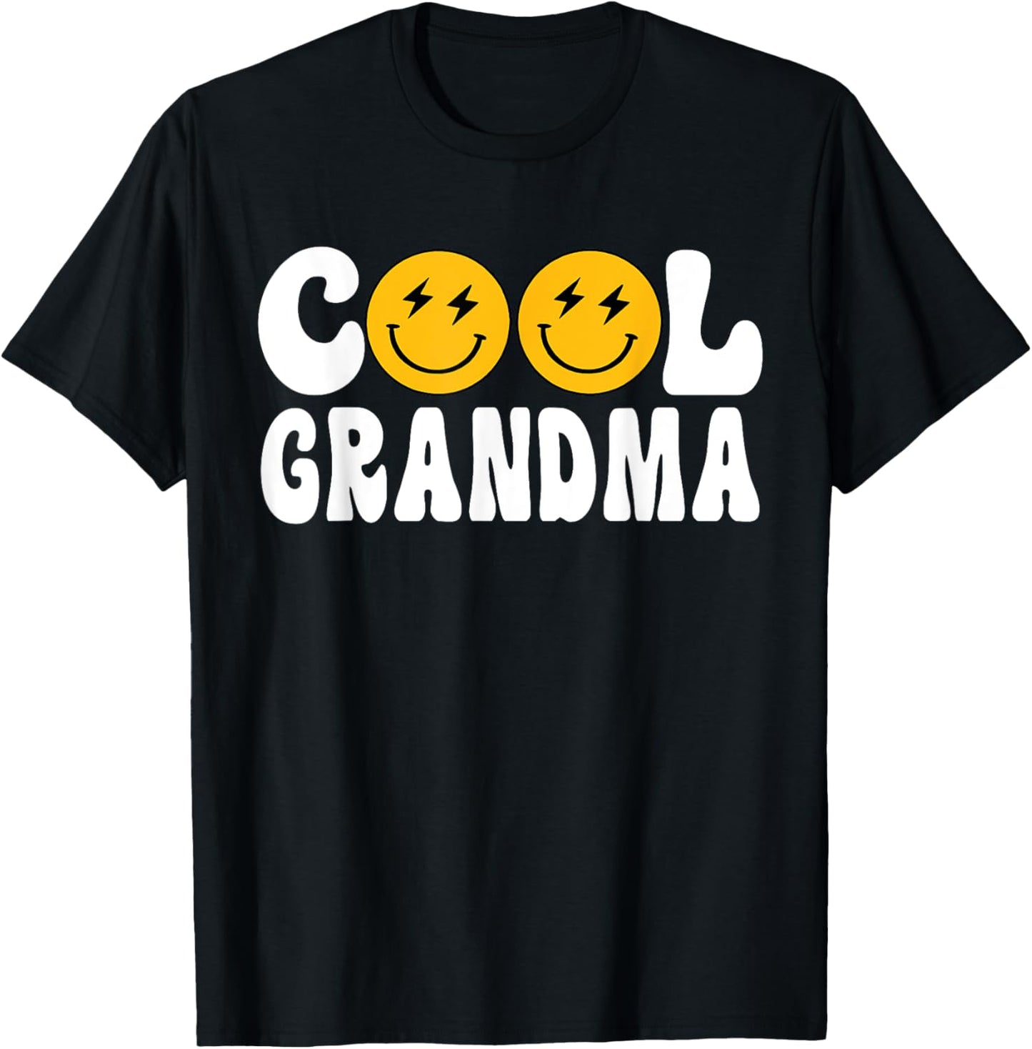 Grandma One Happy Dude Birthday Theme Family Matching T-Shirt - T-Shirt | Black