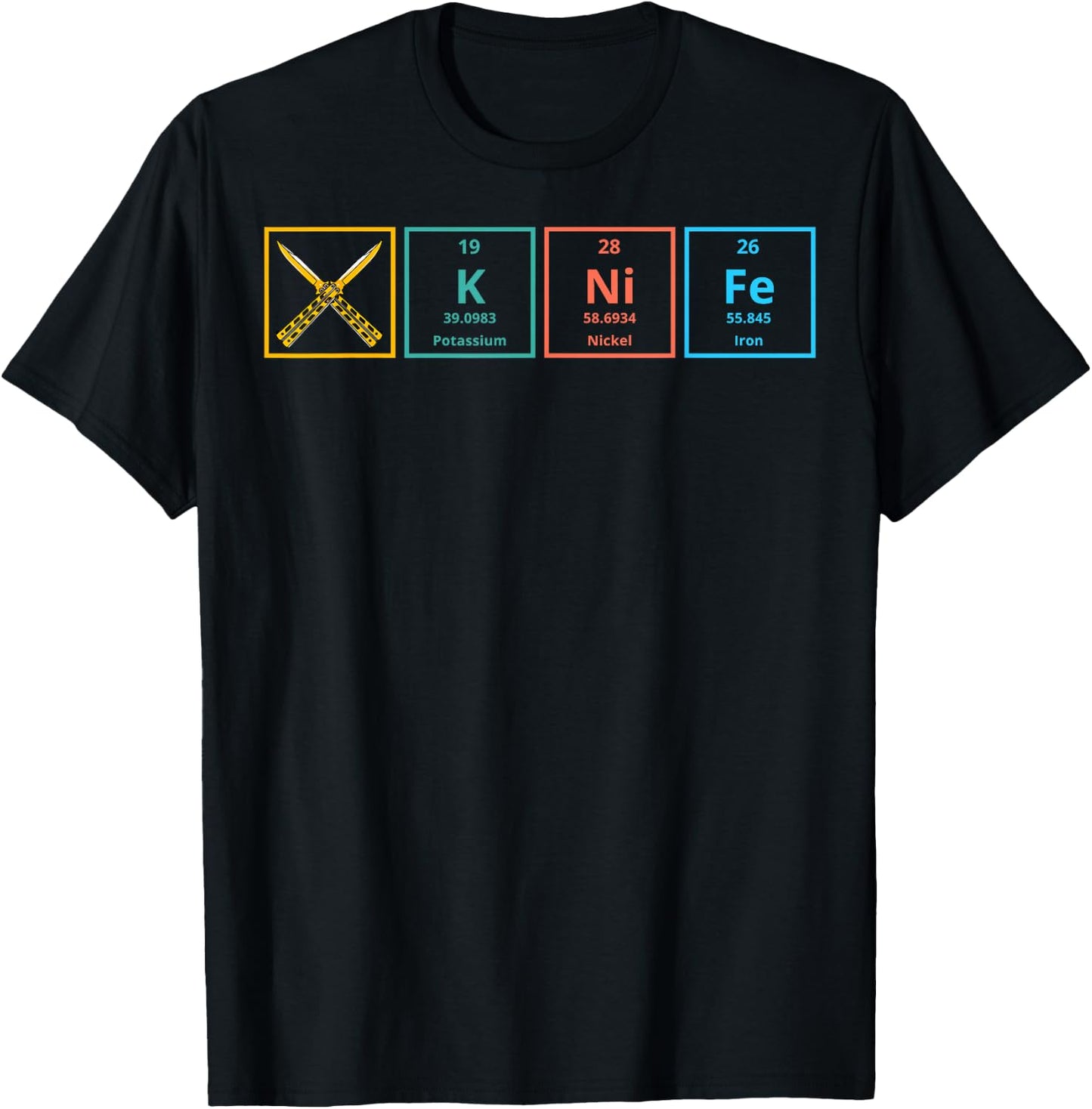 Butterfly Knife Balisong Quote T-Shirt - T-Shirt | Black