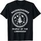 HAUDENOSAUNEE PEOPLE OF THE LONGHOUSE , Small, Black T-Shirt - T-Shirt | Black