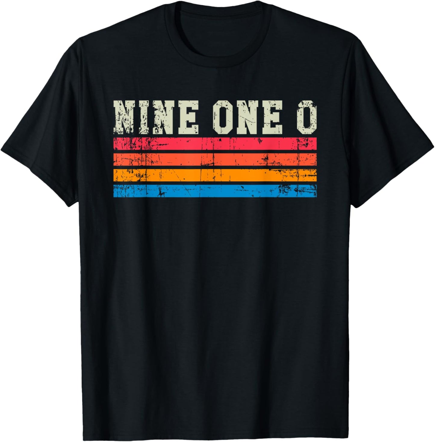 Fayetteville North Carolina Vintage Retro Area Code T-Shirt - T-Shirt | Black