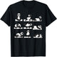 Funny Panda Yoga Women Pilates Gifts Her Lovers Kids T-Shirt - T-Shirt | Black