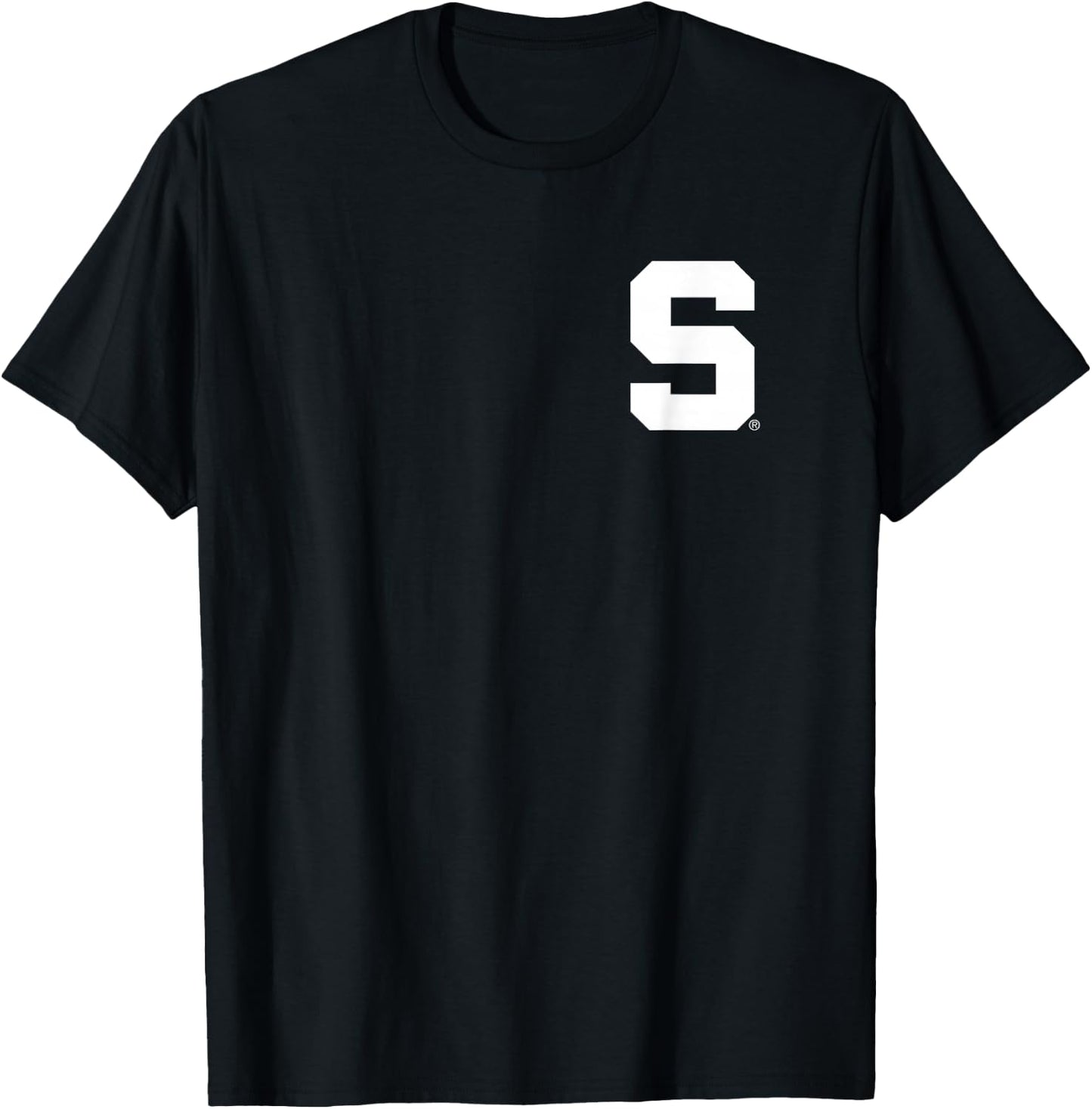 Michigan State Spartans Front/Back Icon Officially Licensed T-Shirt - T-Shirt | Black