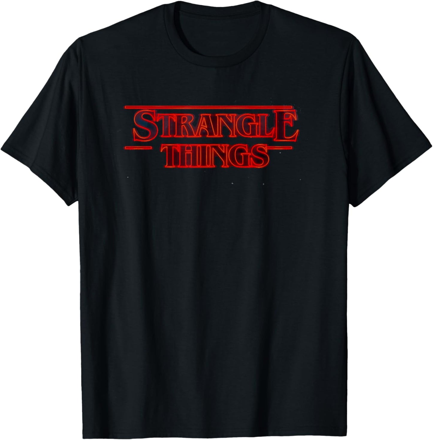 Strangle Things Funny MMA BJJ Brazilian Jiu Jitsu T-Shirt - T-Shirt | Black