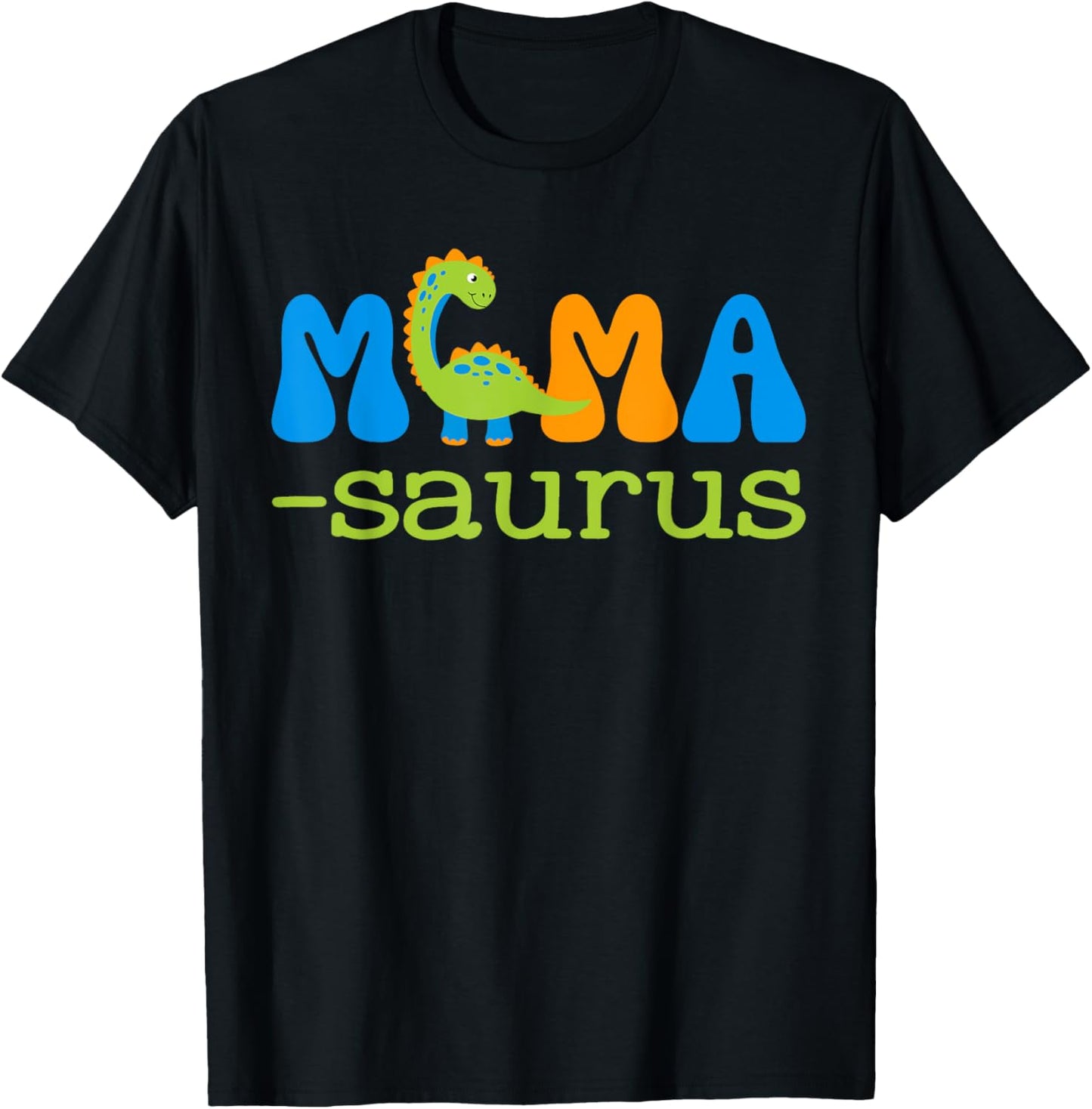 Mamysaurus T Rex Dinosaur Mamy Saurus Family Matching T-Shirt - T-Shirt | Black