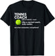 Funny Tennis Coach Definition Coaching Gift Small T-Shirt - T-Shirt | Black