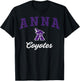 Anna High School Coyotes C3 T-Shirt - T-Shirt | Black