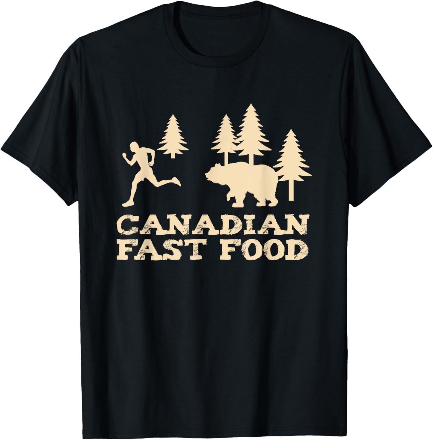 Canadian Fast Food T-Shirt - T-Shirt | Black