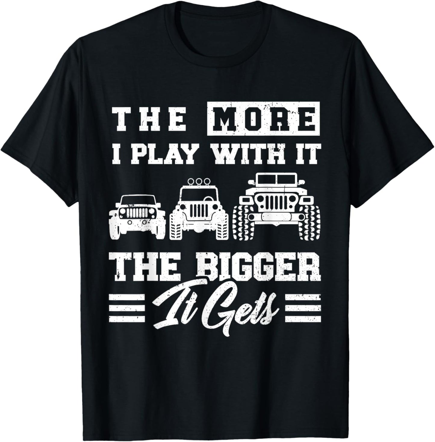 Funny Offroading Puns Off-Road Vehicle Car Collector T-Shirt - T-Shirt | Black