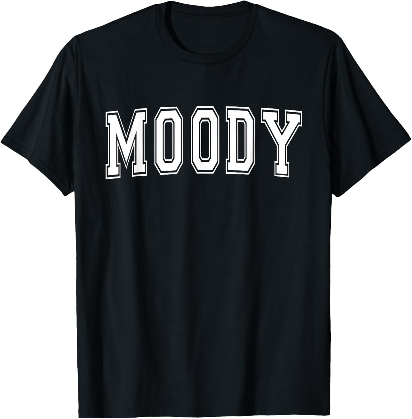 MOODY AL ALABAMA USA Vintage Sports Varsity Style T-Shirt - T-Shirt | Black