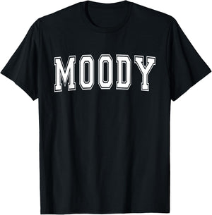 MOODY AL ALABAMA USA Vintage Sports Varsity Style T-Shirt - T-Shirt | Black