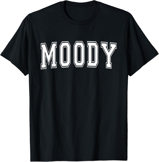 MOODY AL ALABAMA USA Vintage Sports Varsity Style T-Shirt - T-Shirt | Black