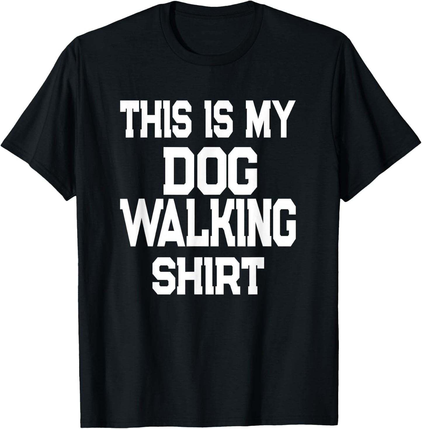 This Is My Dog Walking Shirt - Dog Walker T-Shirt - T-Shirt | Black