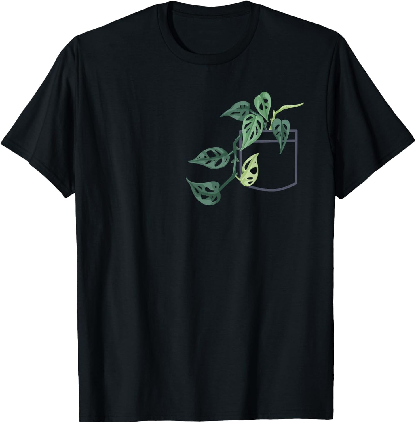 Plant Dad Plant Mom, Grow Monstera Adansonii, Urban Gardener T-Shirt - T-Shirt | Black