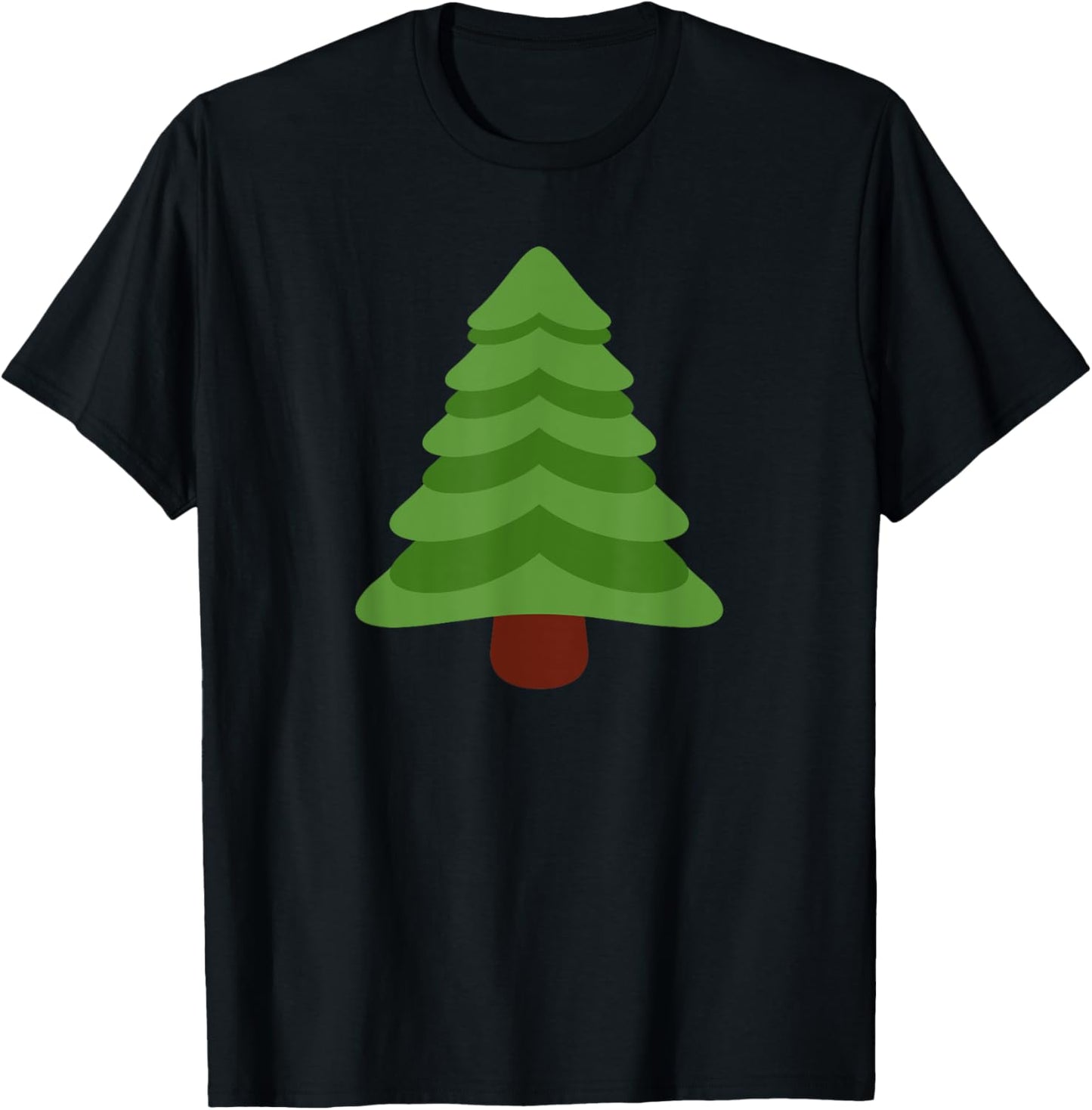 Evergreen Tree T-Shirt - T-Shirt | Black