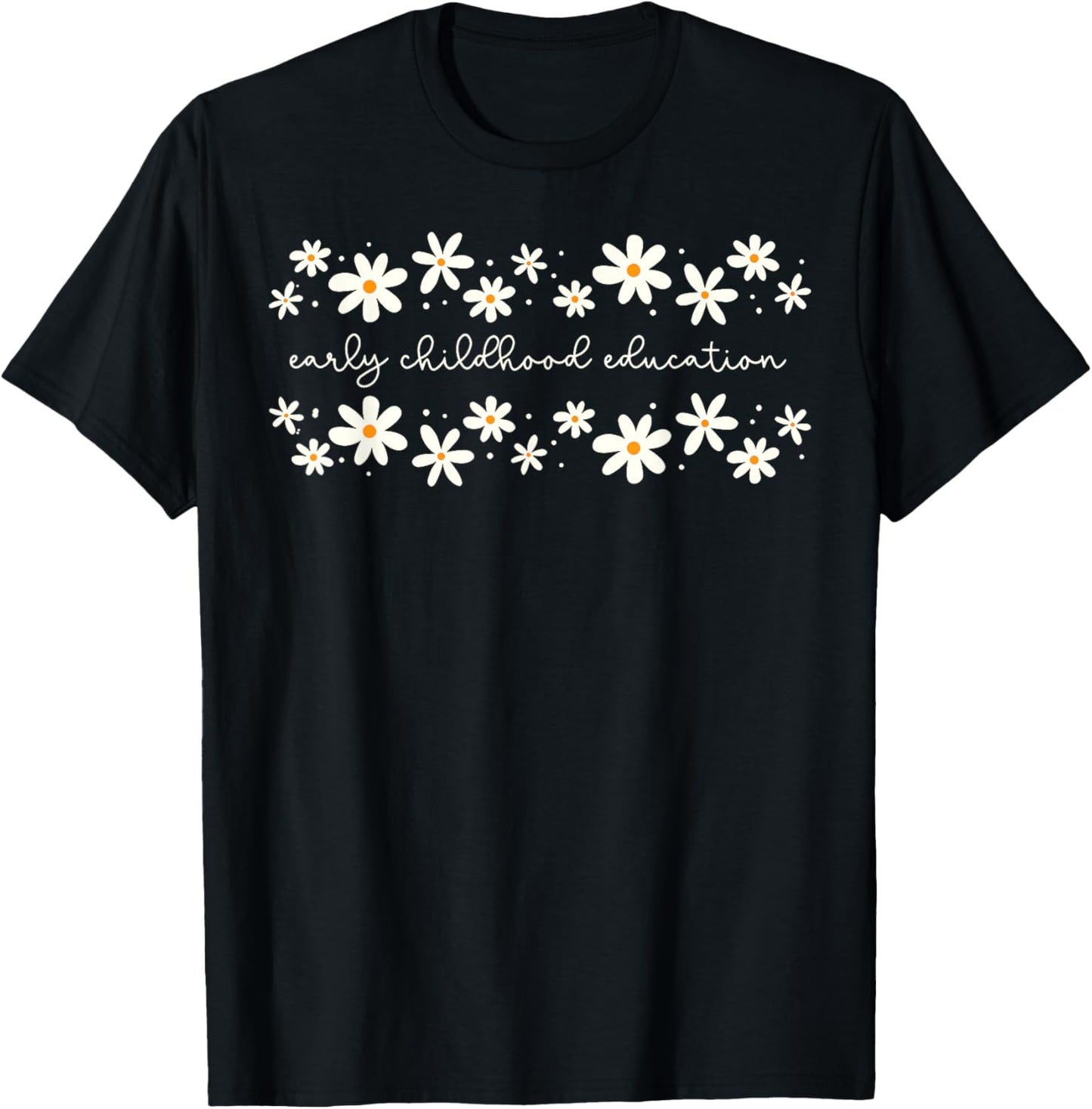 Early Childhood Educator Hearts Early Childhood Education T-Shirt - T-Shirt | Black