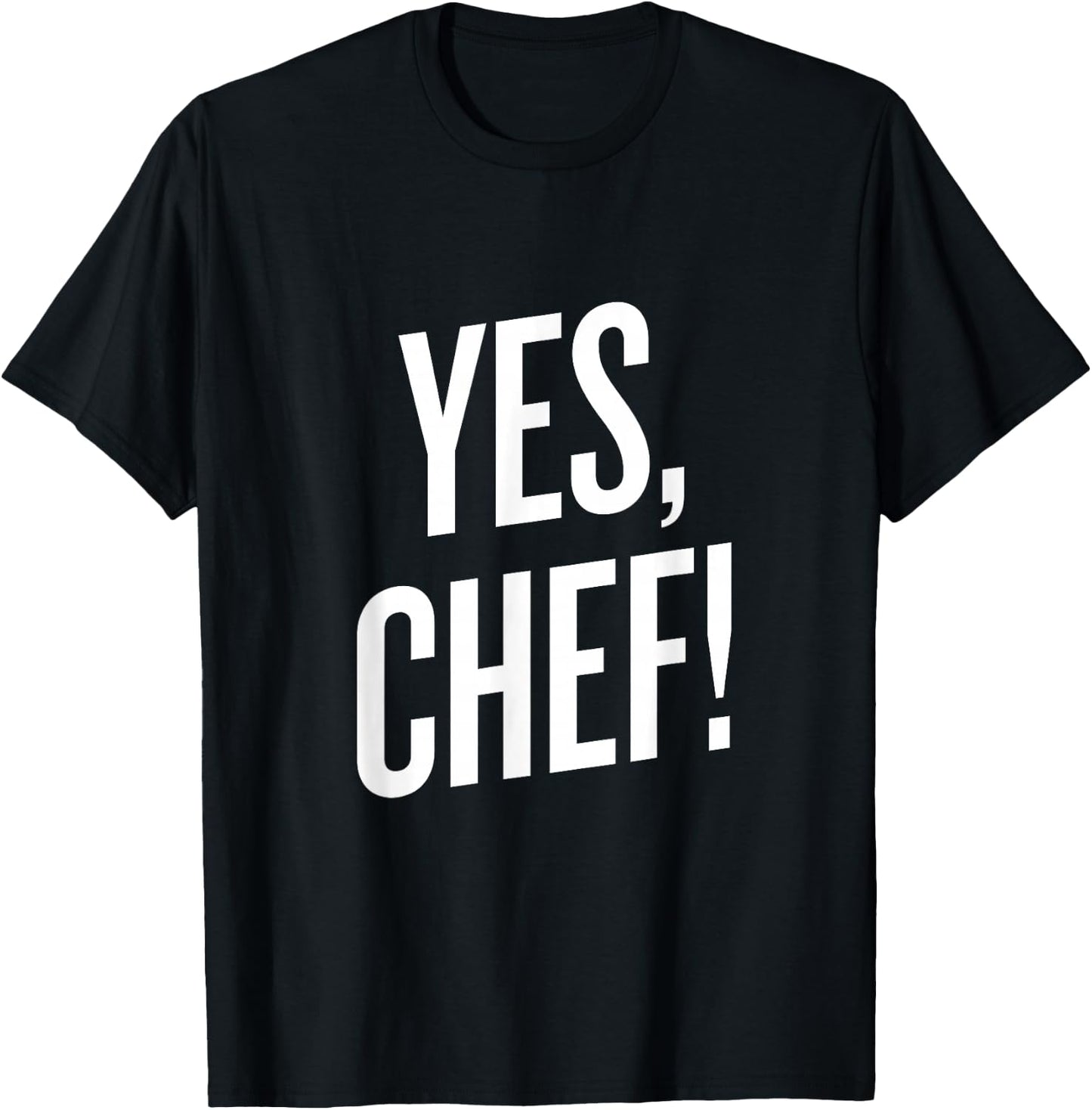 SFM: Yes Chef Boss Bear Funny Graphic Gift T-Shirt - T-Shirt | Black