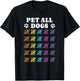 Pet All Dogs Shirt Women Men Kids Funny Dog Owner T-Shirt - T-Shirt | Black