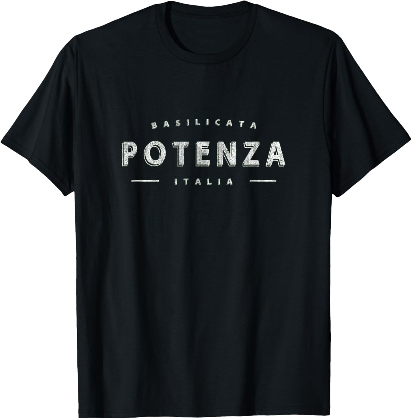 Potenza Basilicata Italy - Potenza Basilicata Italia T-Shirt - T-Shirt | Black