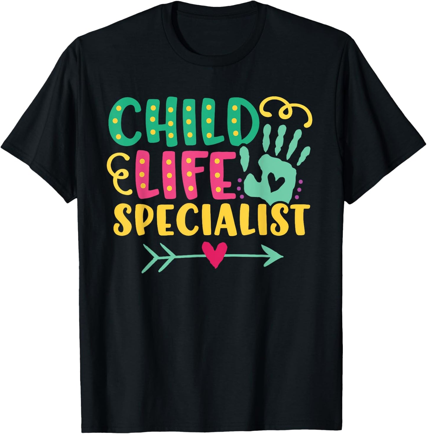 Cute Child Life Specialist - Pediatric Hospital T-Shirt - T-Shirt | Black