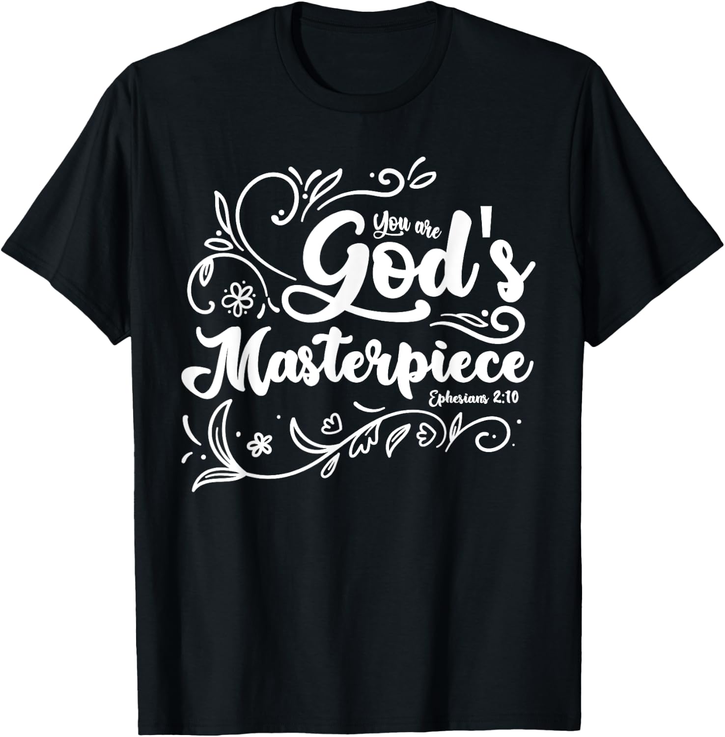 Religious you are a god masterpiece prayer clothes bible T-Shirt - T-Shirt | Black