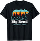 Big Bend National Park Camping Bear T-Shirt - T-Shirt | Black