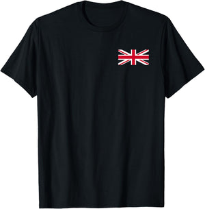 Union Jack Flag United Kingdom Great Britain T-Shirt - T-Shirt | Black