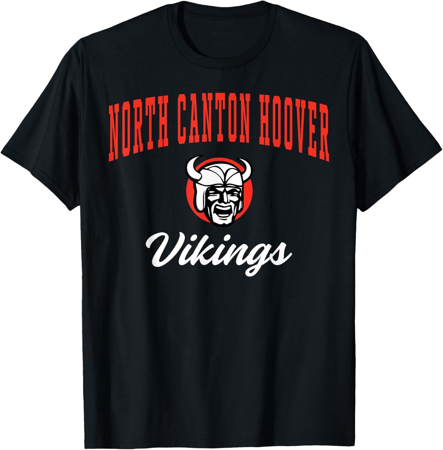 North Canton Hoover High School Vikings C3 T-Shirt - T-Shirt | Black