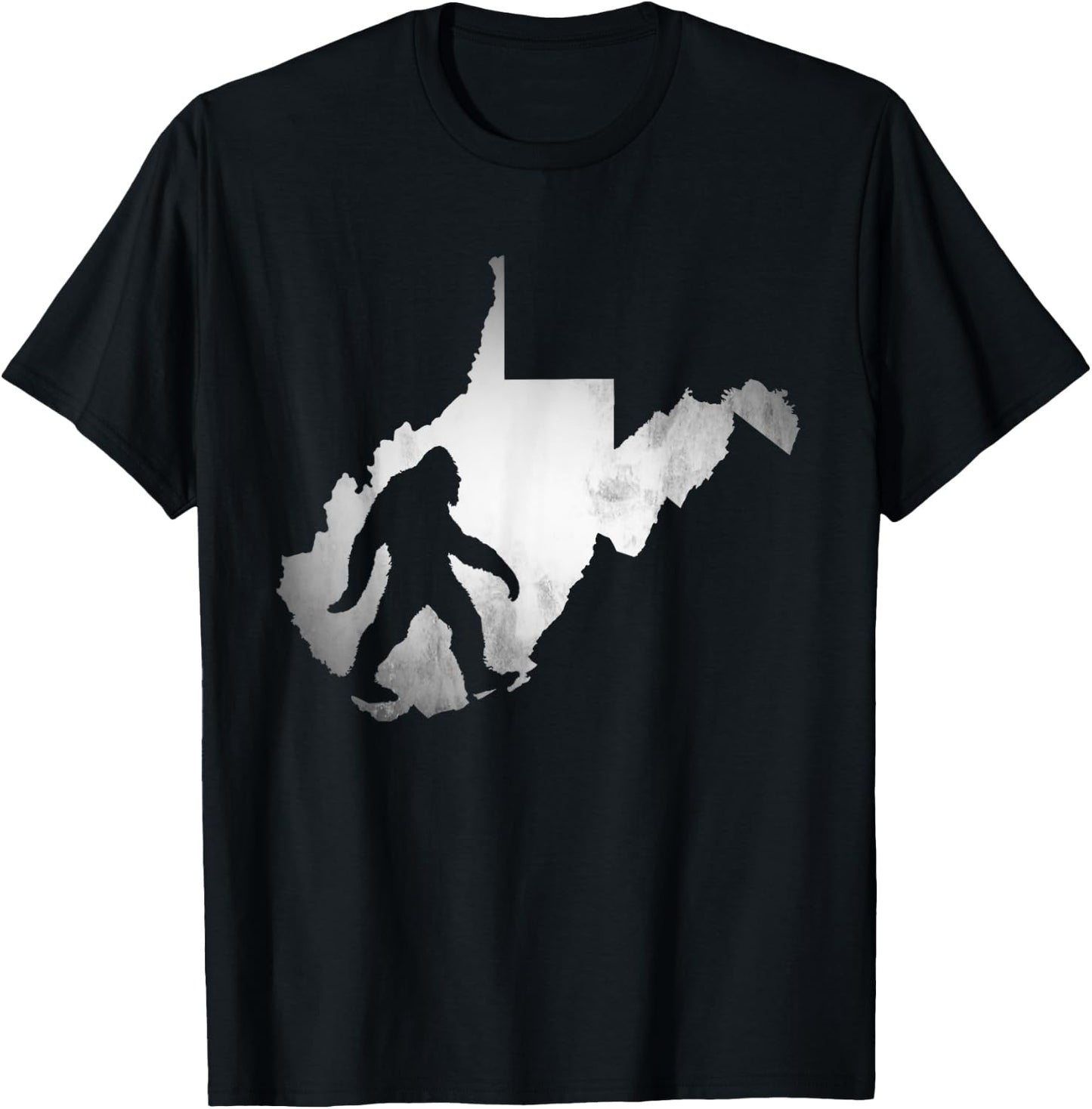 West Virginia Bigfoot Clothing Co. Men's Black Bigfoot Hiking T-Shirt - T-Shirt | Black