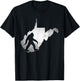 West Virginia Bigfoot Clothing Co. Men's Black Bigfoot Hiking T-Shirt - T-Shirt | Black