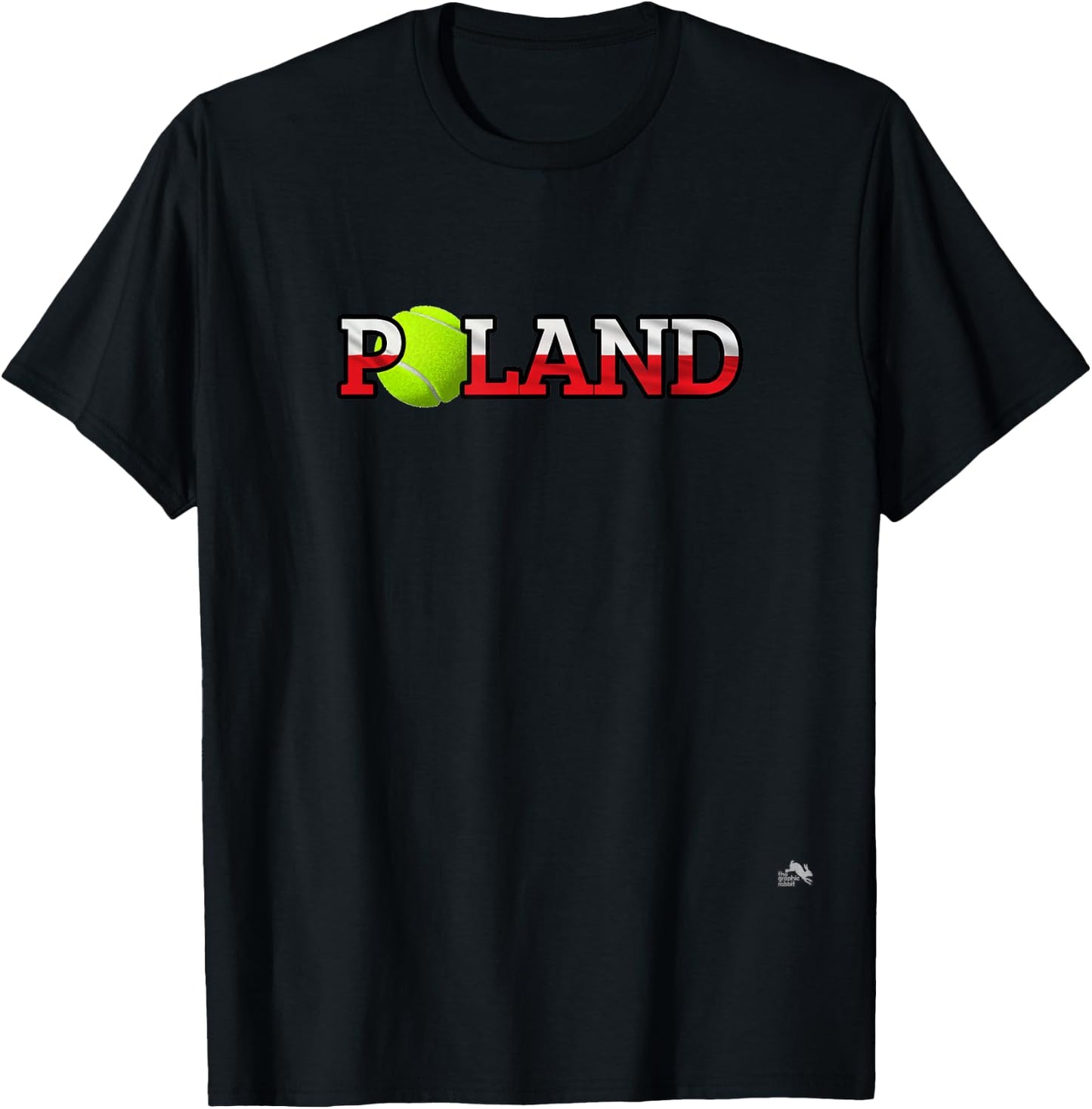 Poland Tennis T-Shirt - T-Shirt | Black
