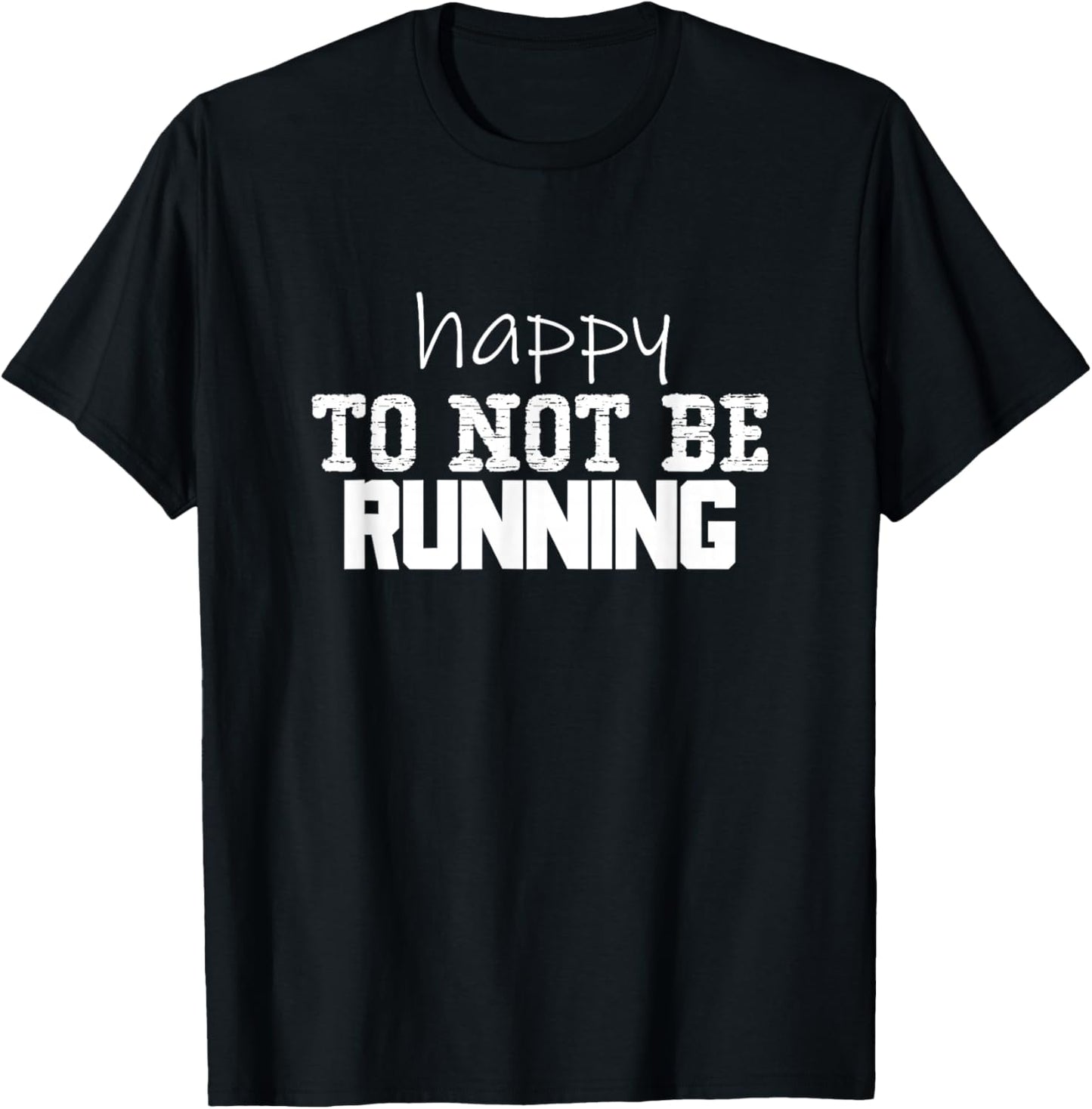 Funny Saying Runner Stand Marathon Race Running Spectator T-Shirt - T-Shirt | Black