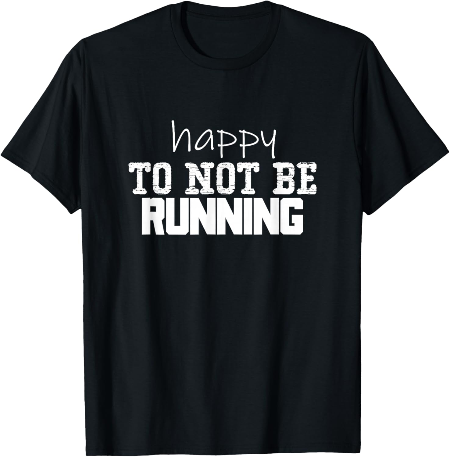 Funny Saying Runner Stand Marathon Race Running Spectator T-Shirt - T-Shirt | Black
