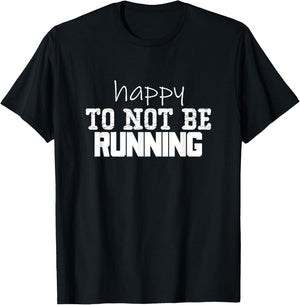 Funny Saying Runner Stand Marathon Race Running Spectator T-Shirt - T-Shirt | Black
