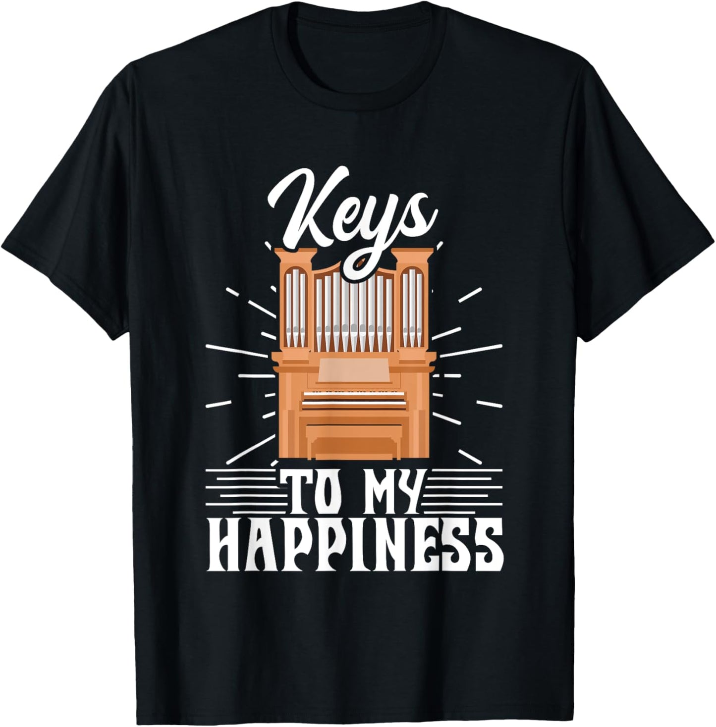 Church Organ Player Church Musician Church Organist T-Shirt - T-Shirt | Black