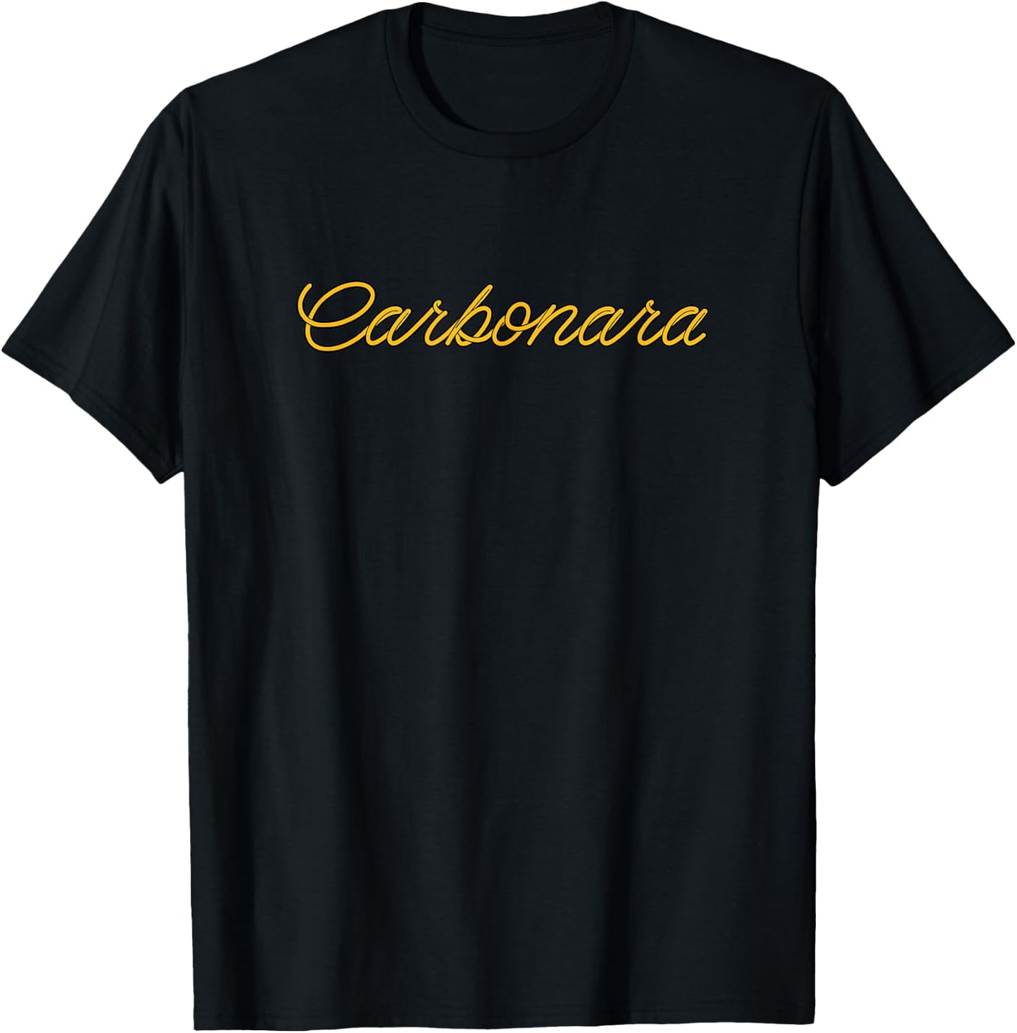 Carbonara Pasta lover italian Food chef Italian pasta gifts T-Shirt - T-Shirt | Black