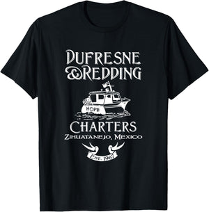 Dufresne and Redding Charters Zihuatanejo Mexico Fun T-Shirt - T-Shirt | Black