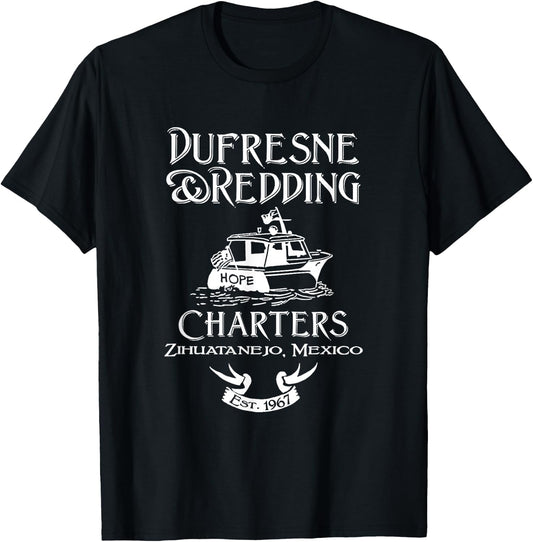 Dufresne and Redding Charters Zihuatanejo Mexico Fun T-Shirt - T-Shirt | Black