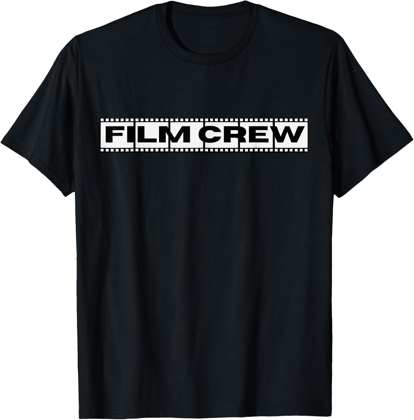 FILM CREW (frontal) Videographer AV Audio Visual Uniform T-Shirt - T-Shirt | Black
