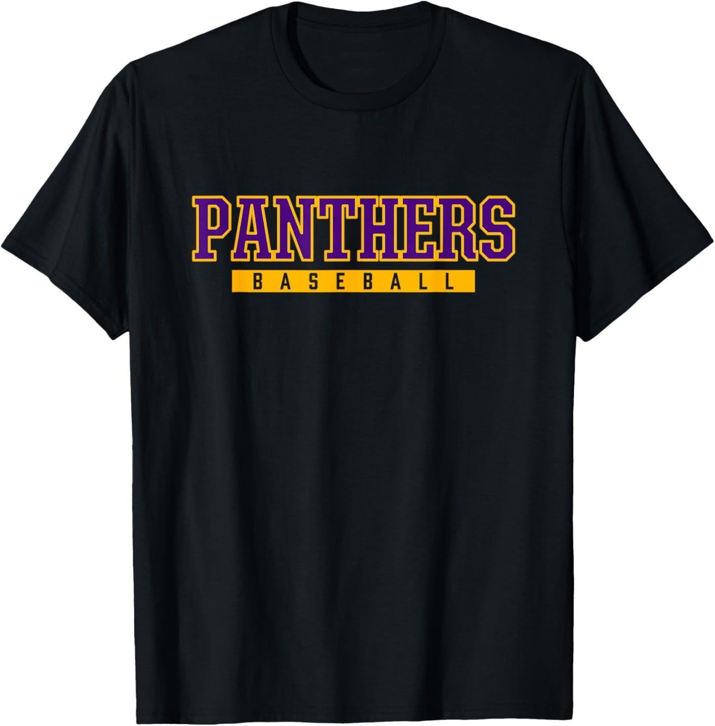 Mart Panthers Baseball T-Shirt - T-Shirt | Black