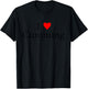 I Heart Cumming Iowa T-Shirt - T-Shirt | Black