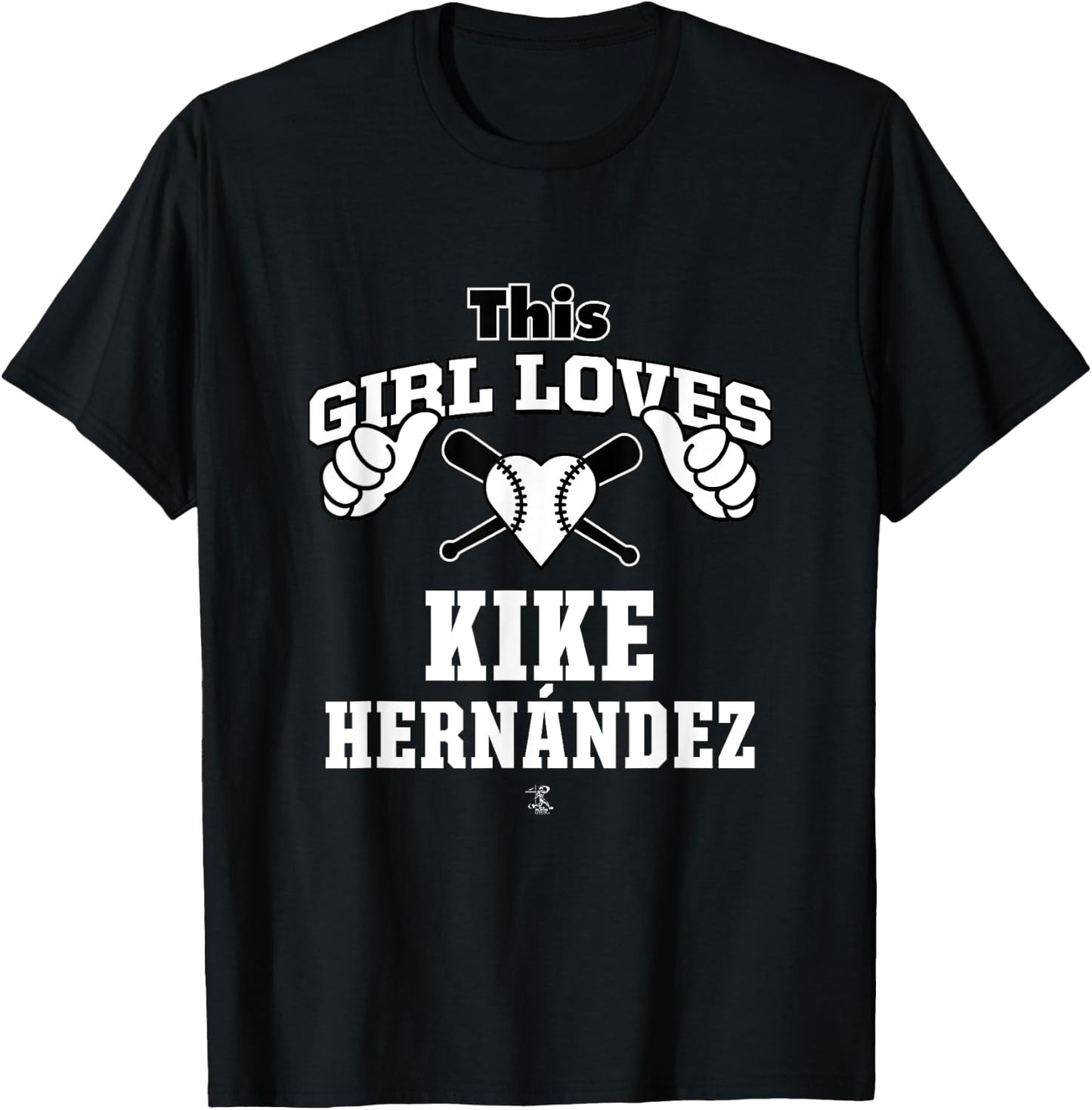Kike Hernandez This Girl Loves Gameday T-Shirt - T-Shirt | Black