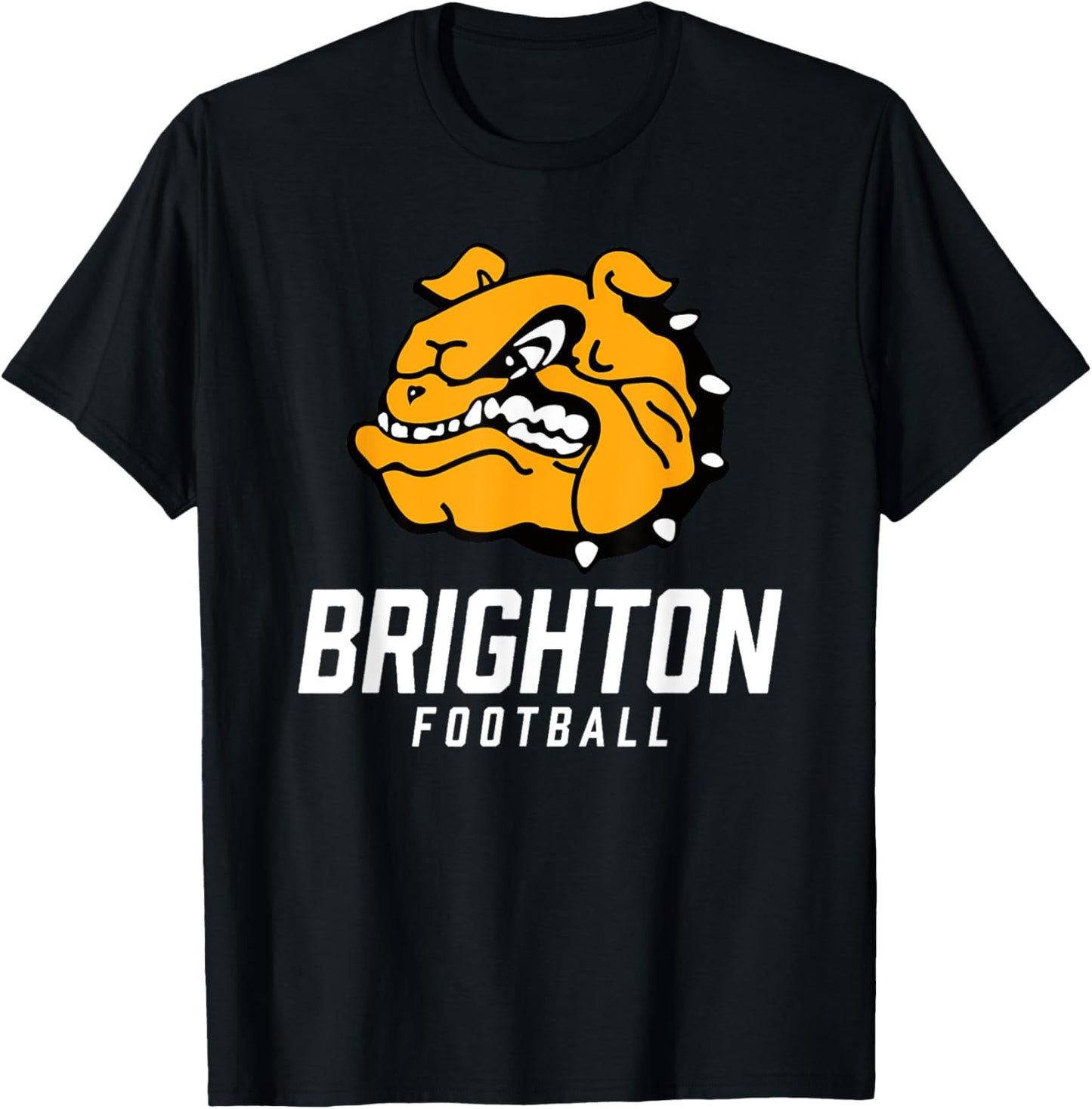 Brighton Bulldogs Logo Football Team HS T-Shirt - T-Shirt | Black